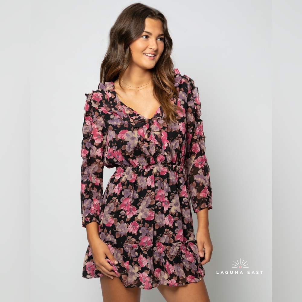 Dress, floral fall dress